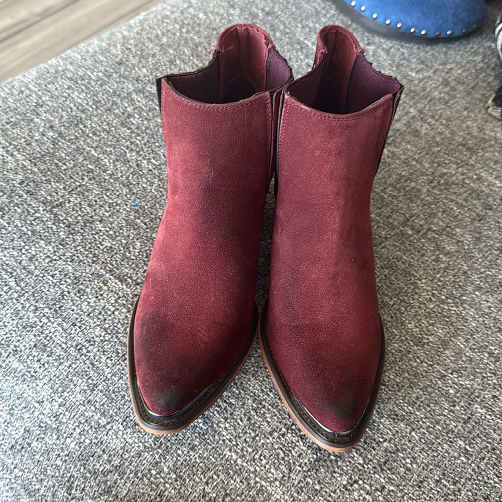 ARider Girl Maroon Ankle Boot-NWOT